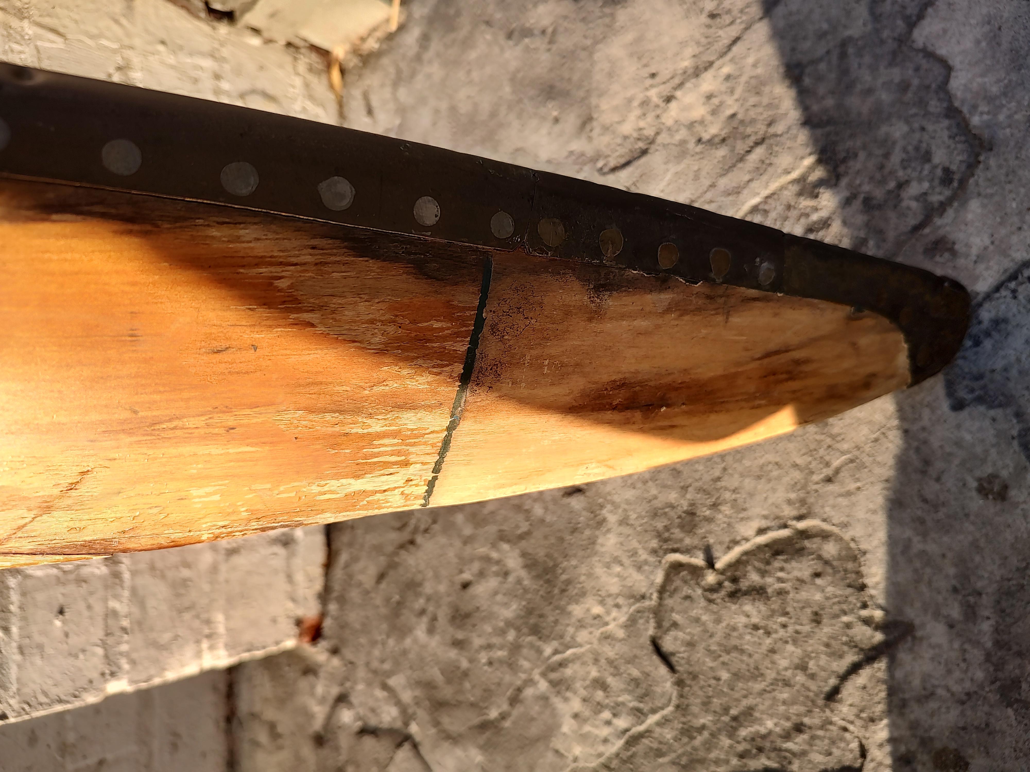 Hand-Crafted C1945, Wooden Airplane Propeller Blade