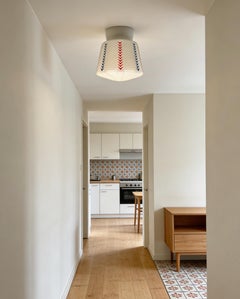 c.1950/60s Scandinavian Flush Mount Ceiling Lamp