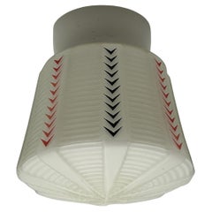 c.1950/60s Scandinavian Flush Mount Ceiling Lamp