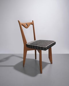 c.1950 Guillerme et Chambron Set di quattro sedie da pranzo rivestite in Tibor