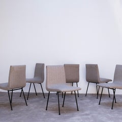 c1950s , Pierre Paulin for Meuble TV , set of 6 , chairs