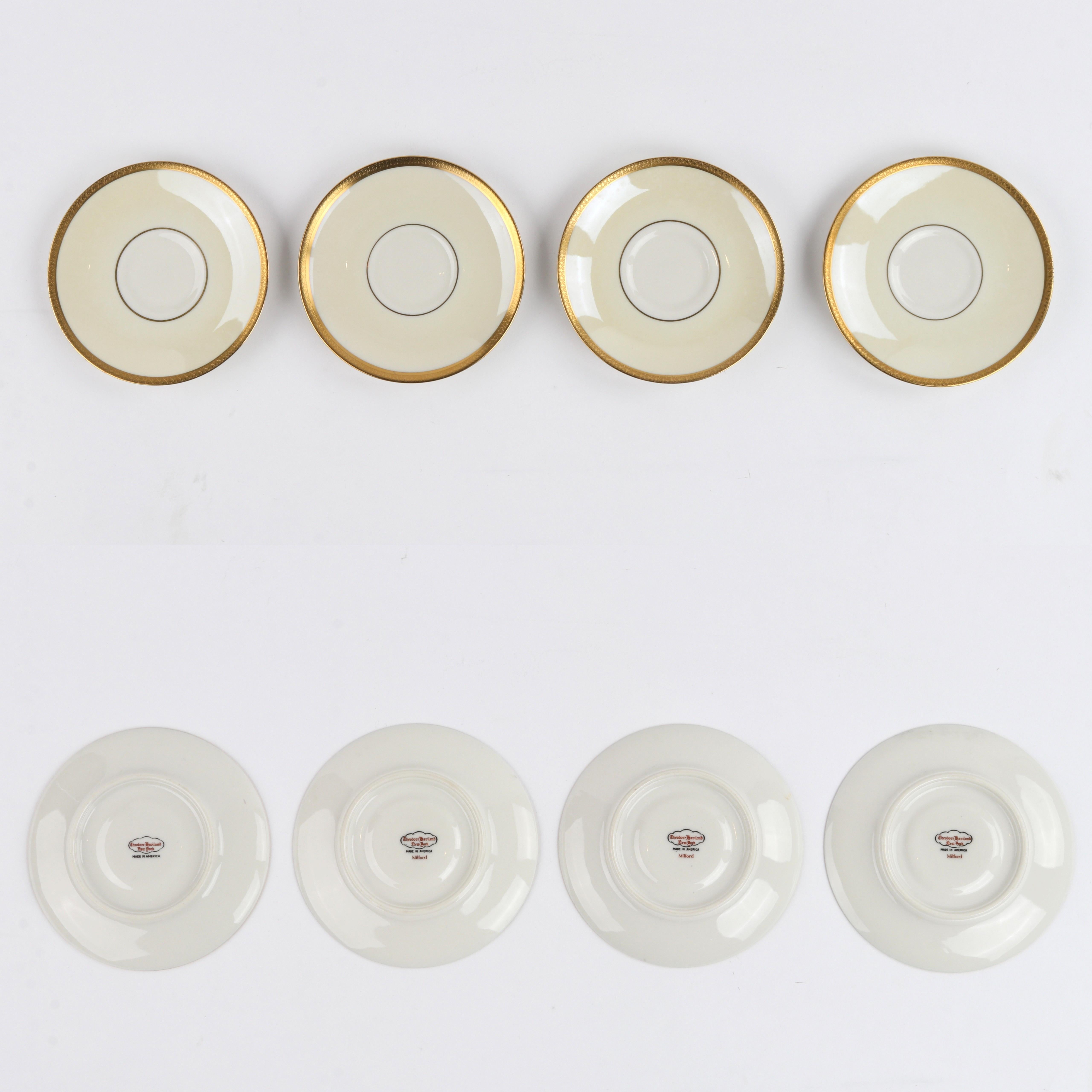 C.1950 Vajilla de porcelana Théodore Haviland 