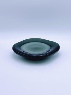 ca. 1957 Schale aus skandinavischem Kunstglas von Willy Johansson (1921-1993), Norwegen