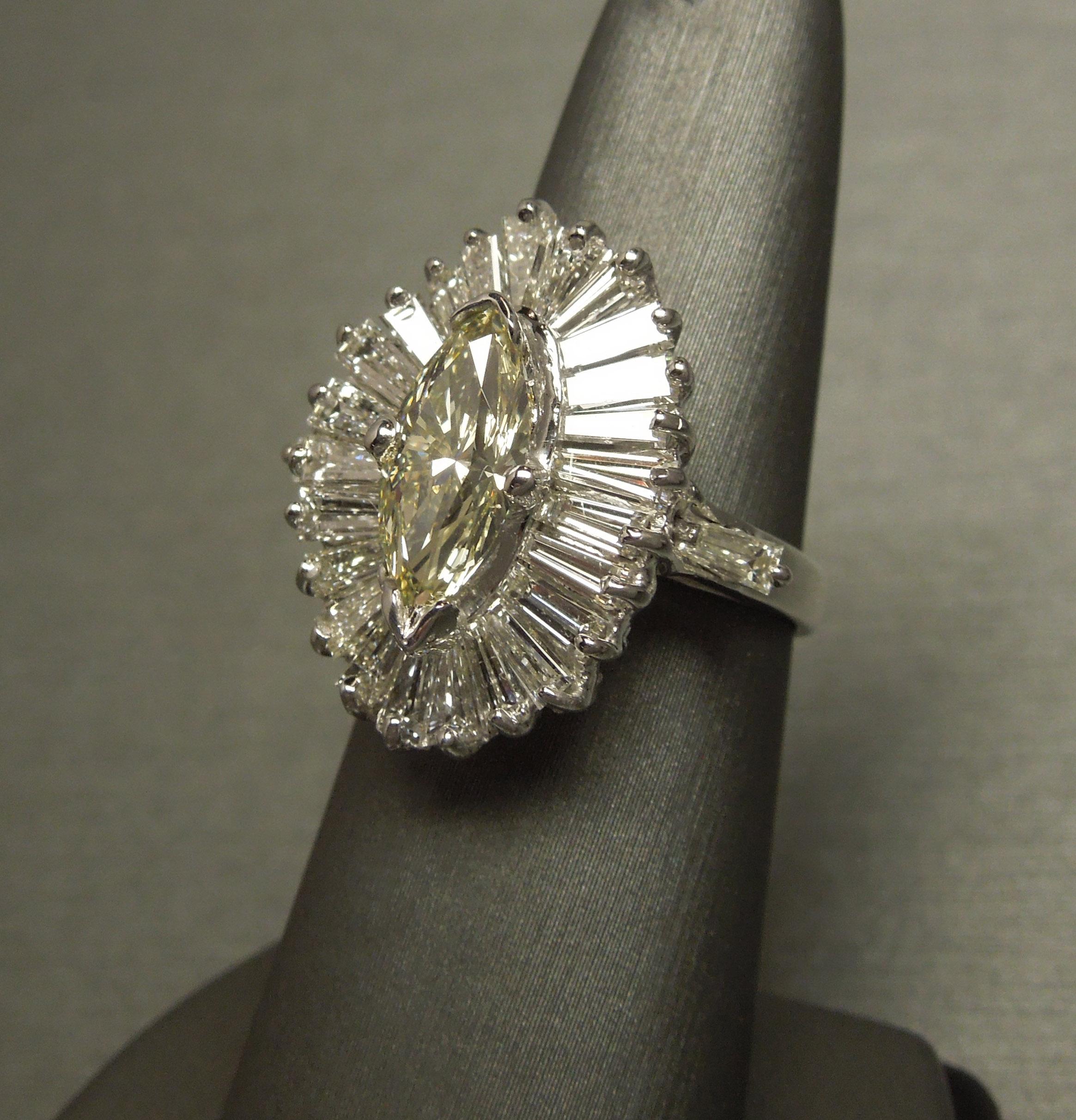 canary diamond rings