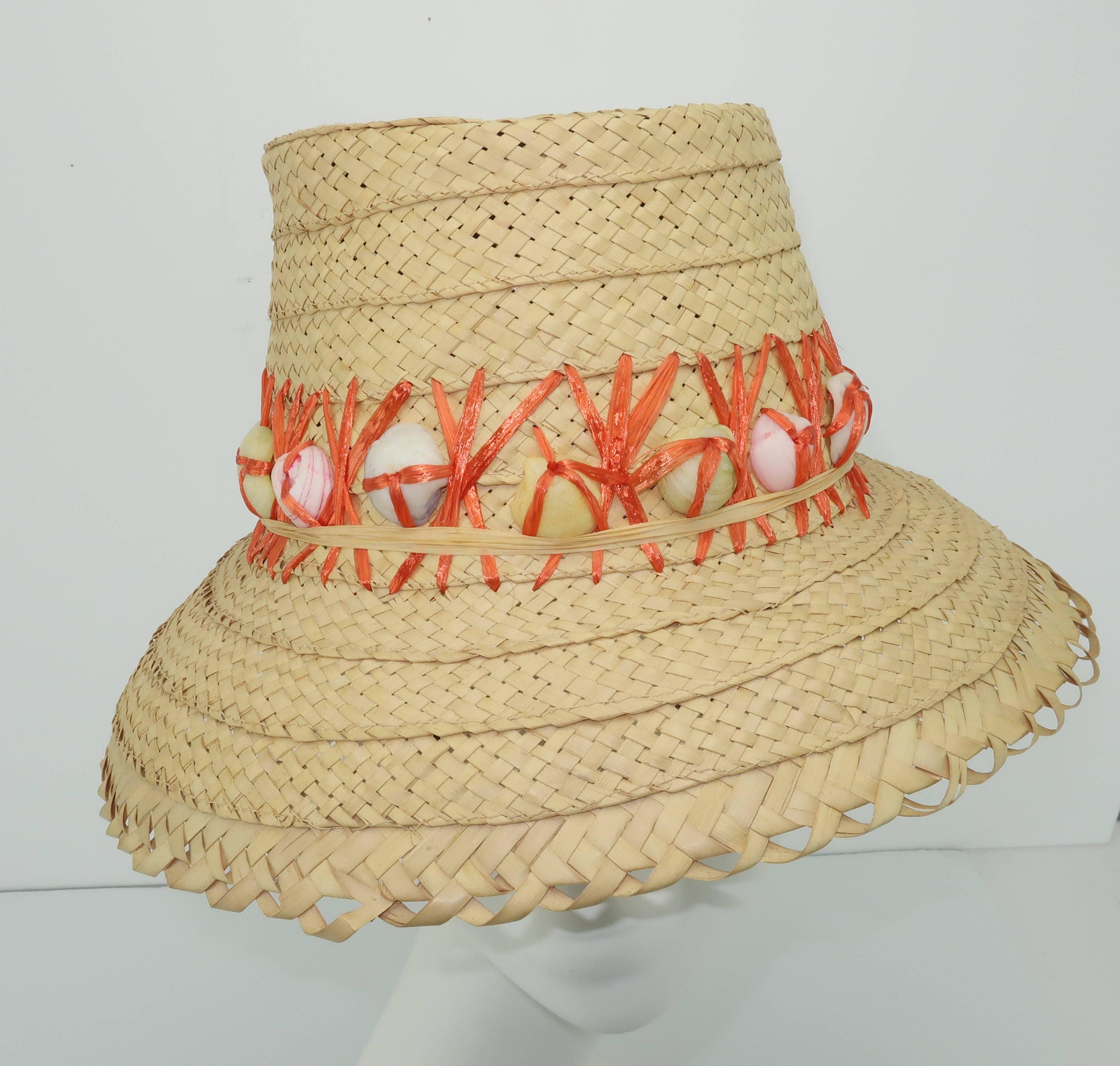 straw beach hats