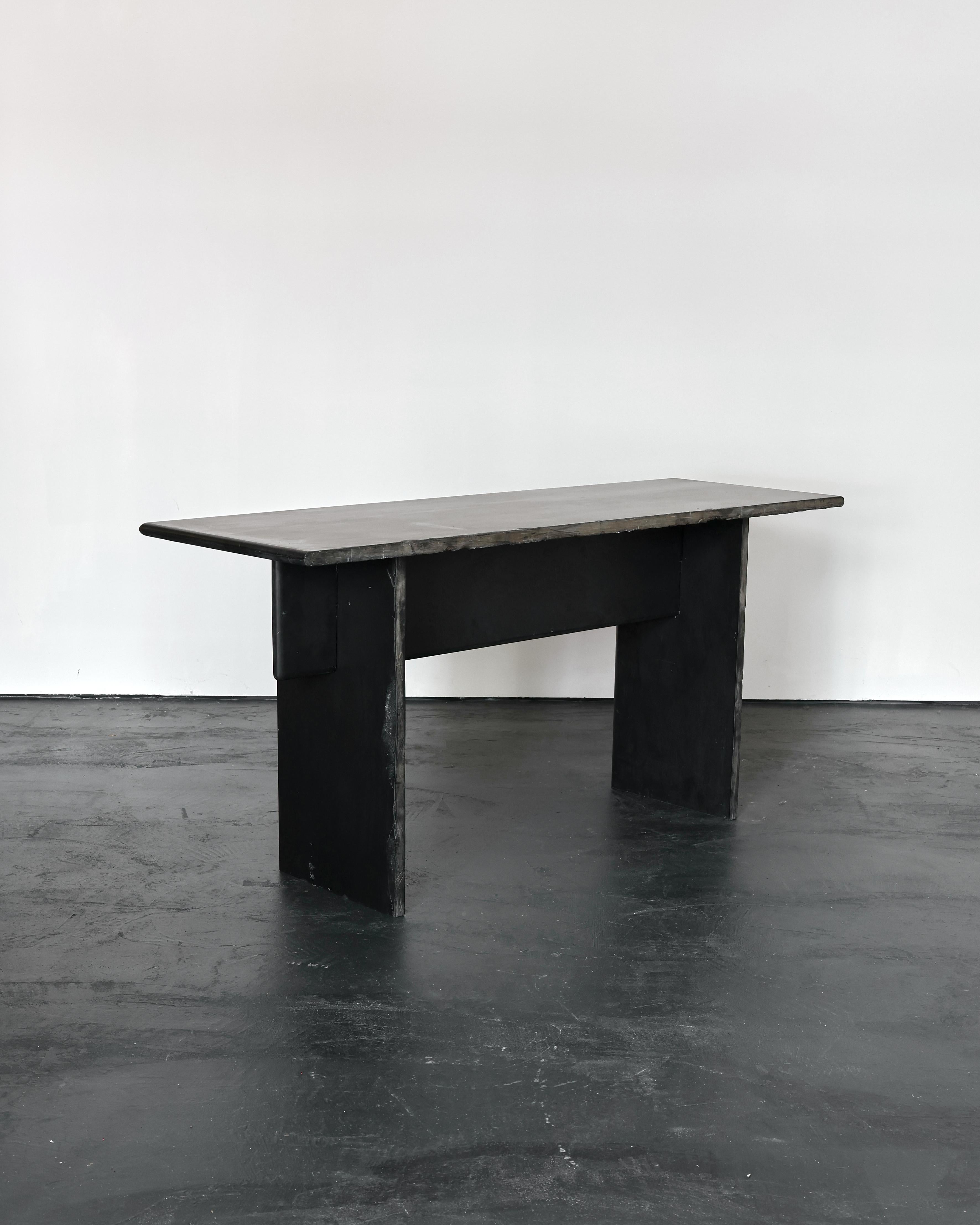 C.1960s Italian Slate Console Table For Sale 11