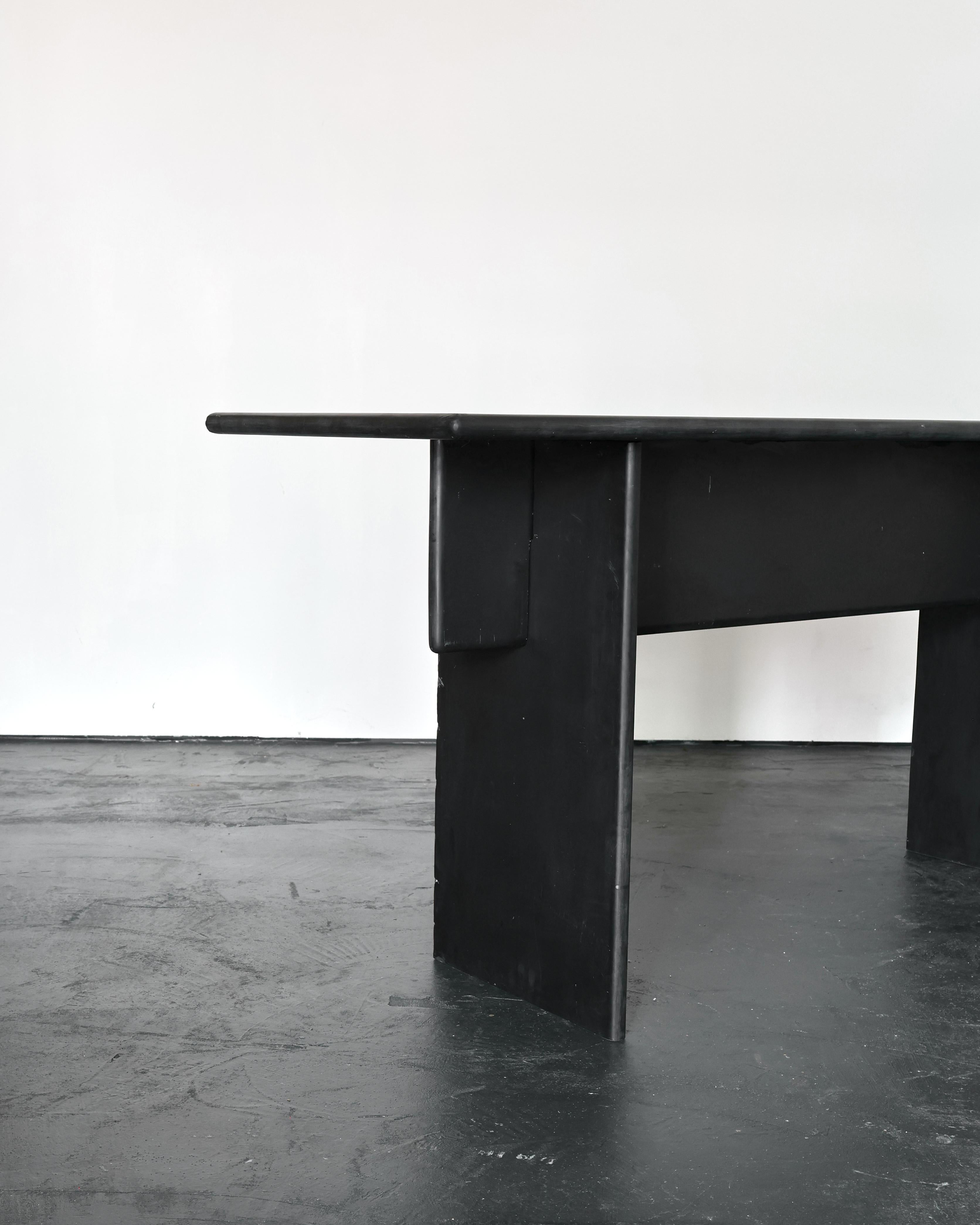 C.1960s Italian Slate Console Table For Sale 1