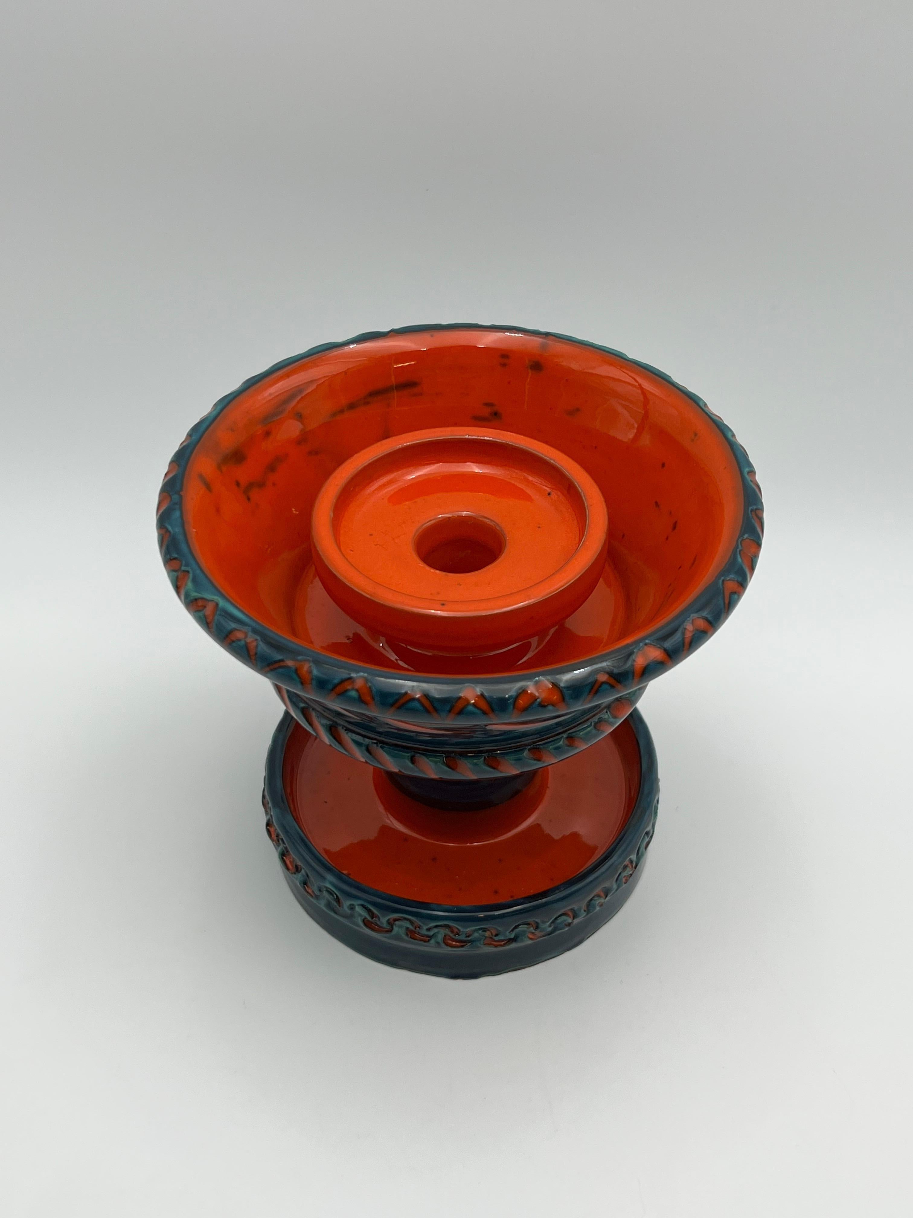 c.1960 RARO portacandele Bitossi di Aldo Londi (1911-2003), Italia In condizioni buone in vendita a Skien, NO