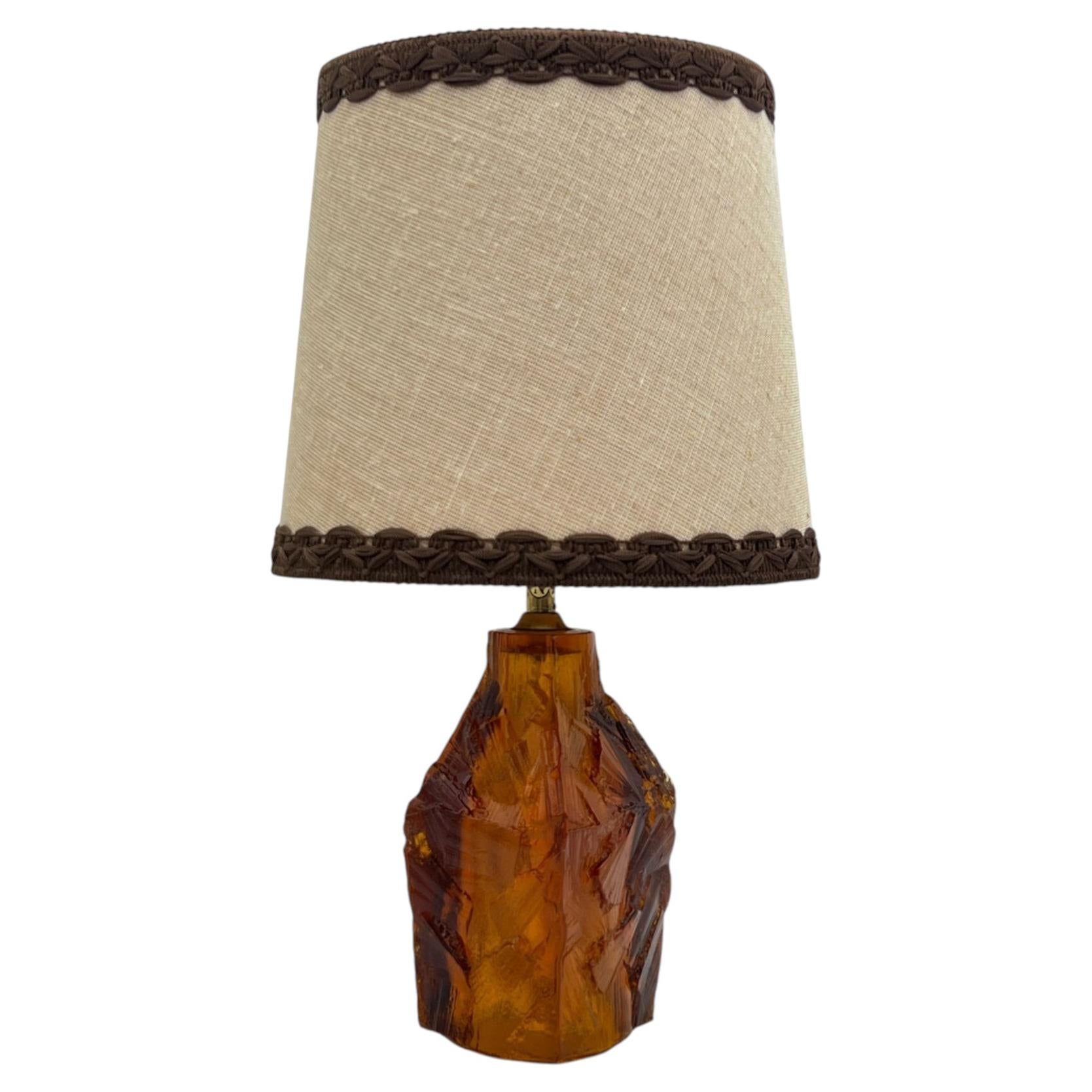 c.1960 Lámpara de sobremesa Iceberg de diseño sueco, GÖTE AUGUSTSSON para Cristalería Ruda en venta