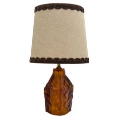 c.1960s Swedish Design Iceberg Table Lamp, GÖTE AUGUSTSSON for Ruda Glassworks