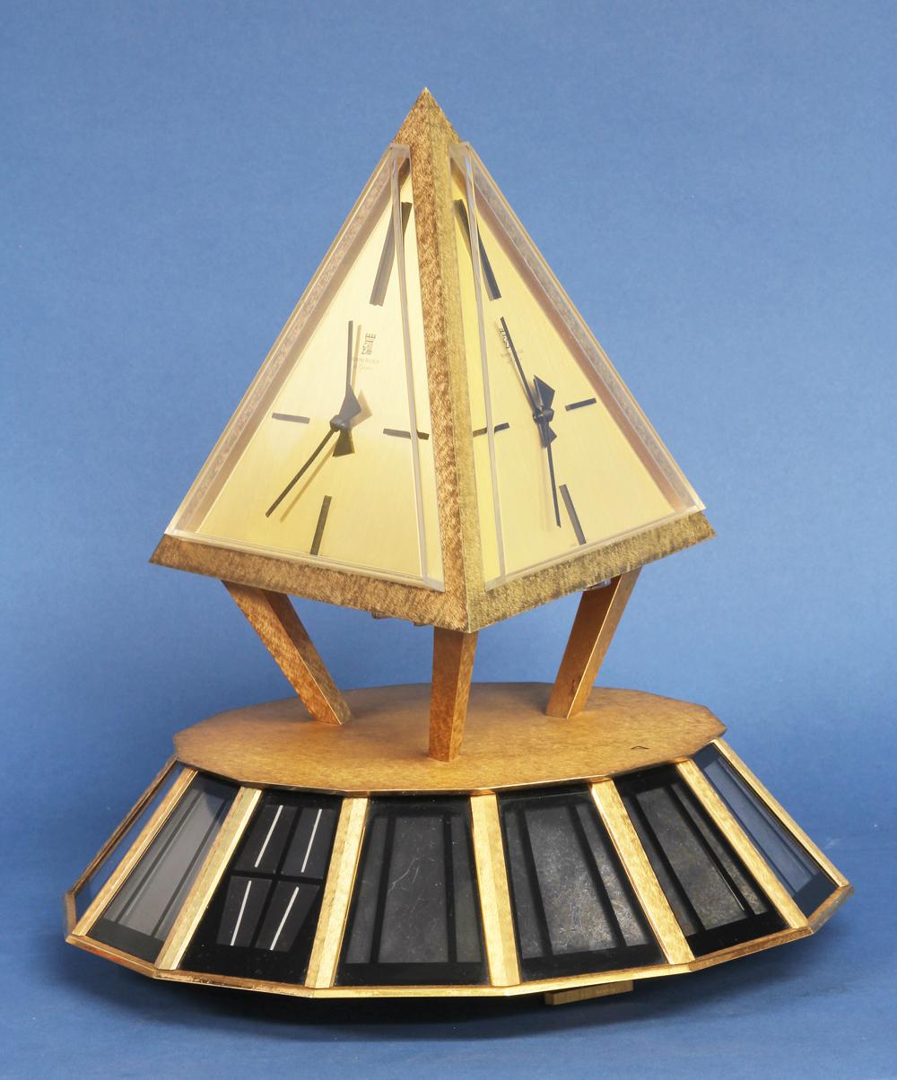 Gilt c.1965 Swiss Solar Clock by Montre Royale