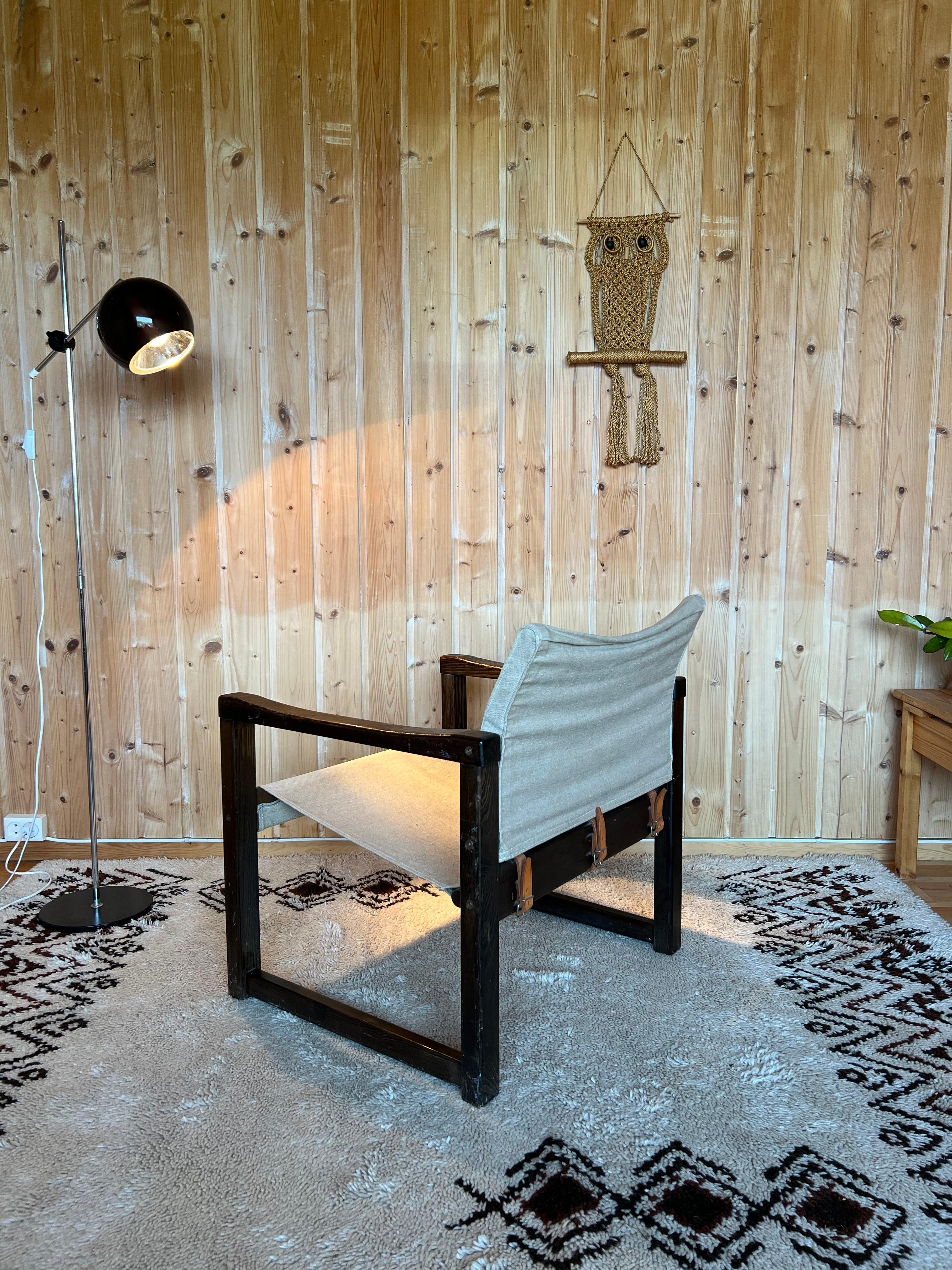 c1970s Diana Safari Lounge Chair by Karin Mobring, Sweden, Scandinavian Modern For Sale 2