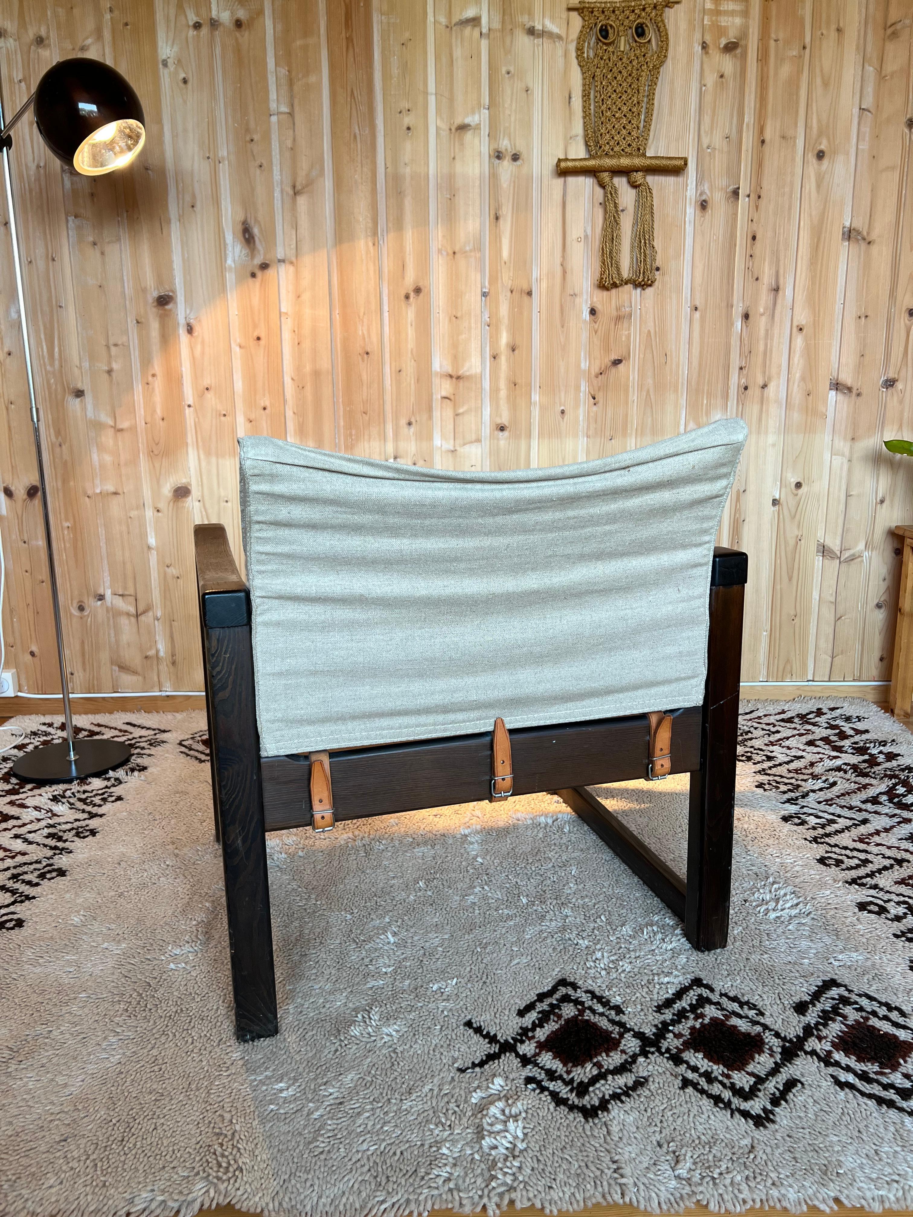 c1970s Diana Safari Lounge Chair by Karin Mobring, Sweden, Scandinavian Modern For Sale 3