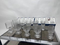C.1970’s, Set of 18 Iittala Senaattori, Wine and Liqueur Glasses