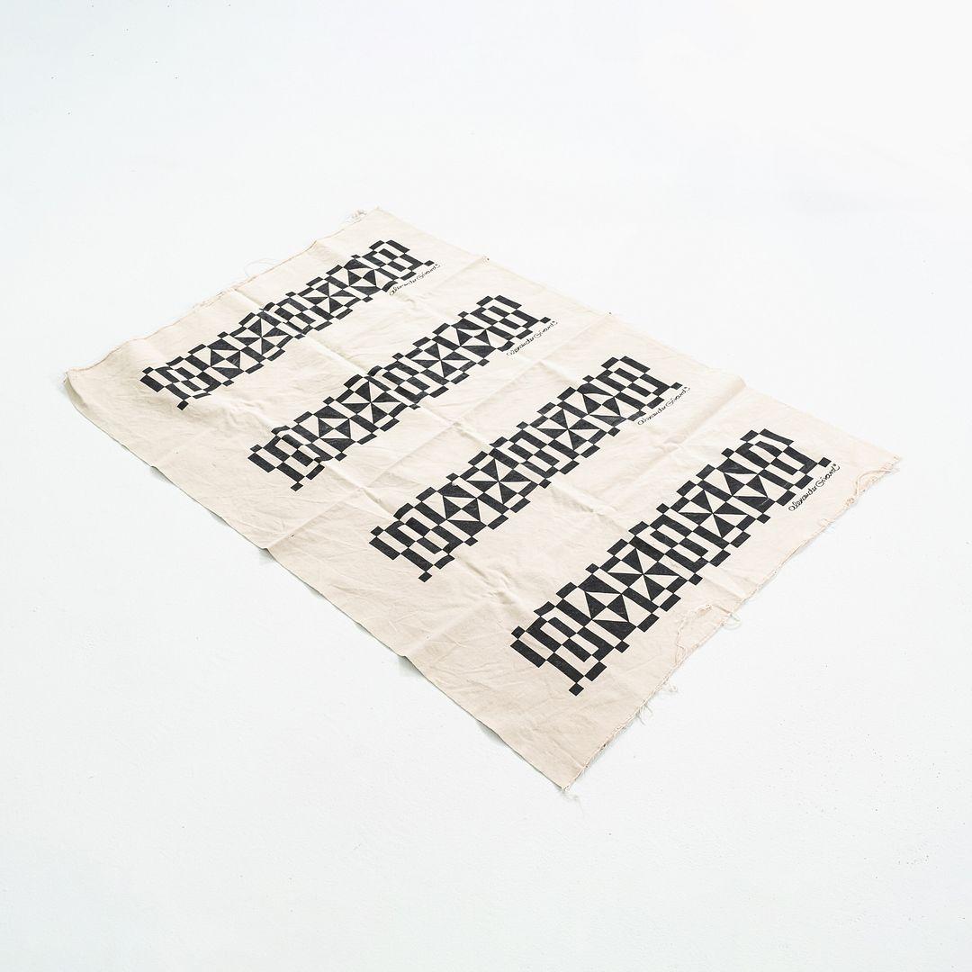 Modern C.1972 Original Alexander Girard Fabric Geometric Environmental Enrichment Panel For Sale