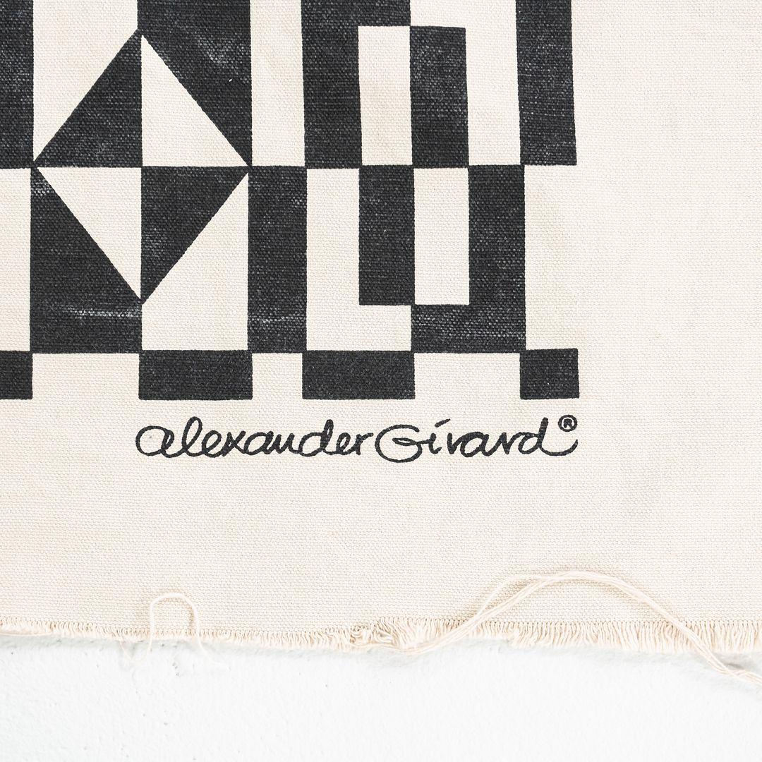 Late 20th Century C.1972 Original Alexander Girard Fabric Geometric Environmental Enrichment Panel For Sale
