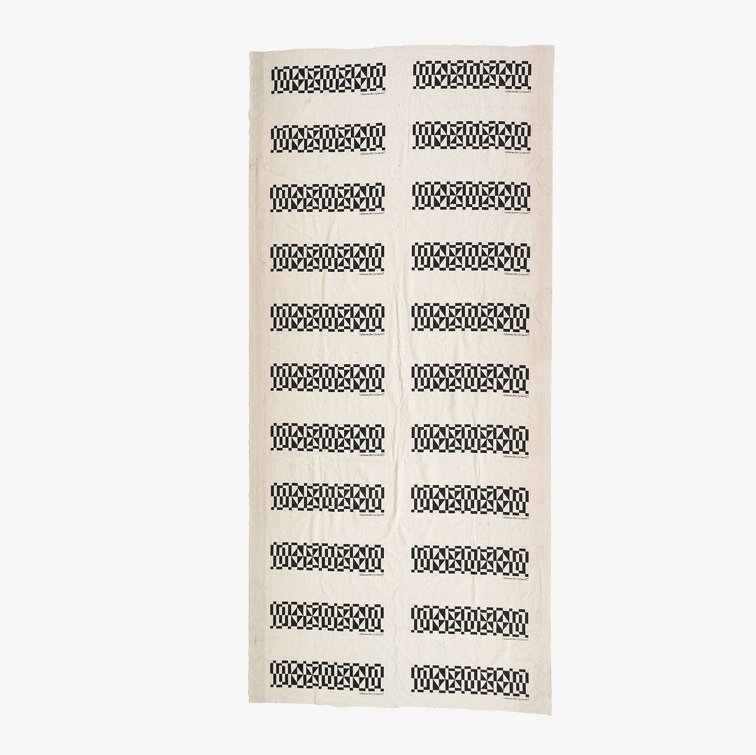 C.1972 Original Alexander Girard Fabric Geometric Environmental Enrichment Panel For Sale 2