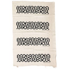 Original C.1972 Original Alexander Girard Stoff Geometrische Umwelt-Verschönerungstafel aus Stoff