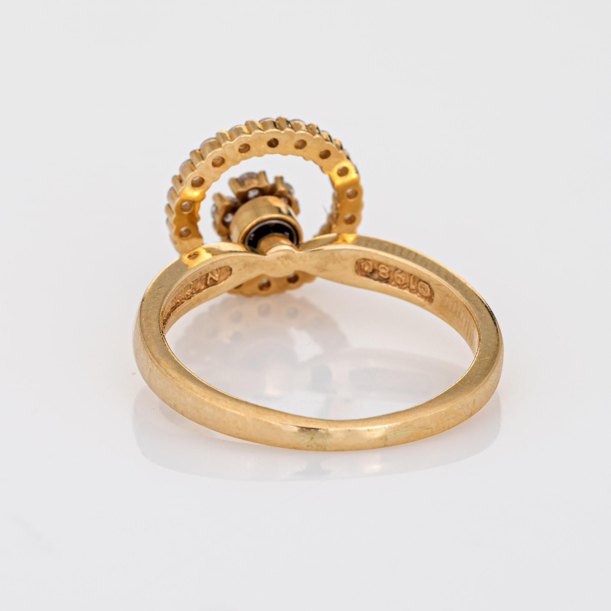 14k gold motion rings