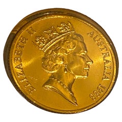 c1988 22K Gold Australian First Fleet Arrival/Embarkation $200 Uncirculated Coin