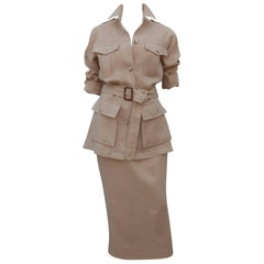 C.1990 Ralph Lauren Linen Safari Suit