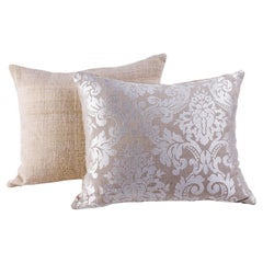 Antique Rustic Heavy Hemp Fabric 19th Century / Contemporary Linen Embroidered