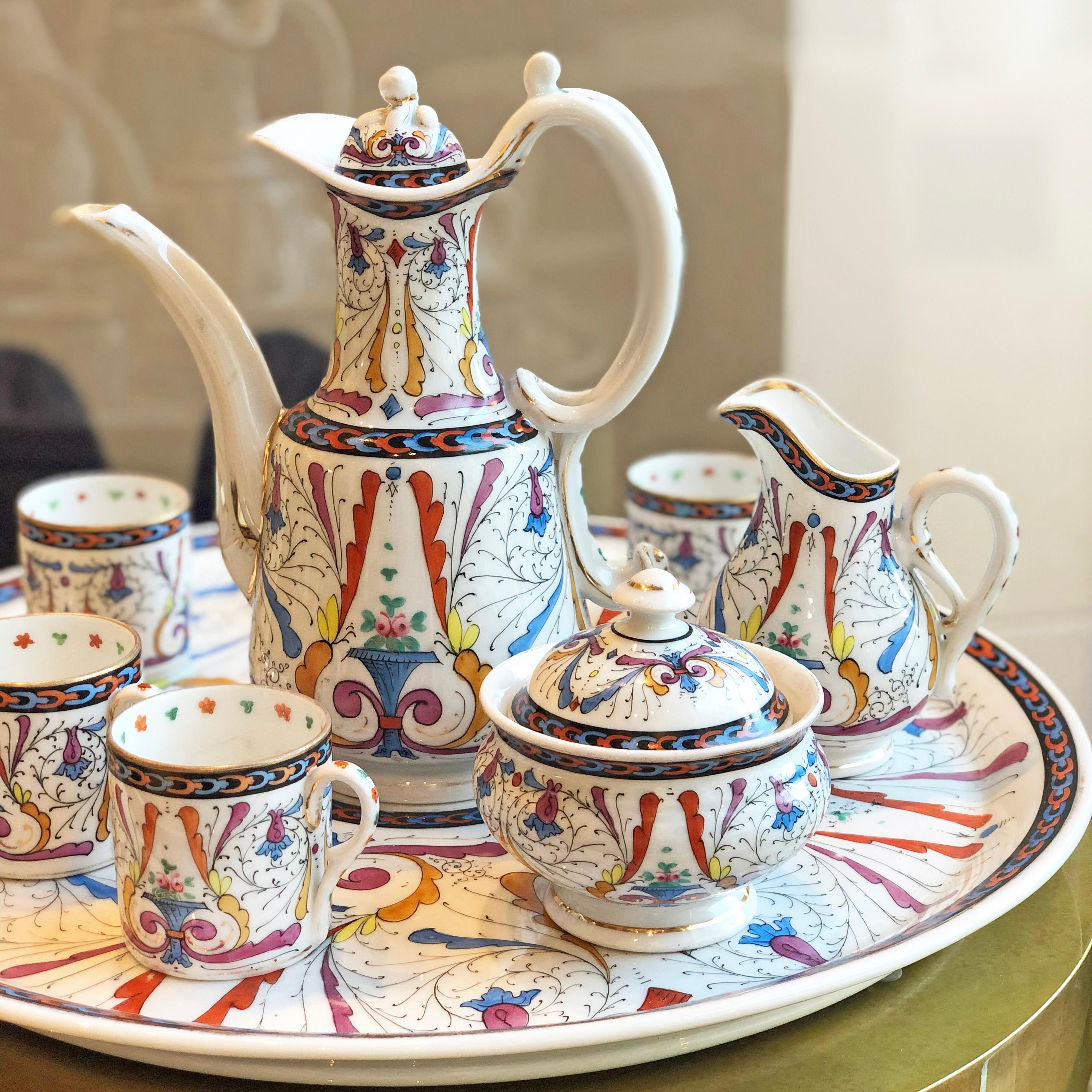 19th Century Arabian Style Tea Set In Good Condition For Sale In London, GB