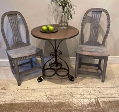 C19th Century Swedish painted Folk chairs