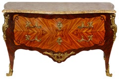 19th Century French Bombe Fronted Louis XVI Style Commode