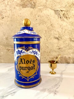 C19th French Pharmacy Pot or Apothecary Jar