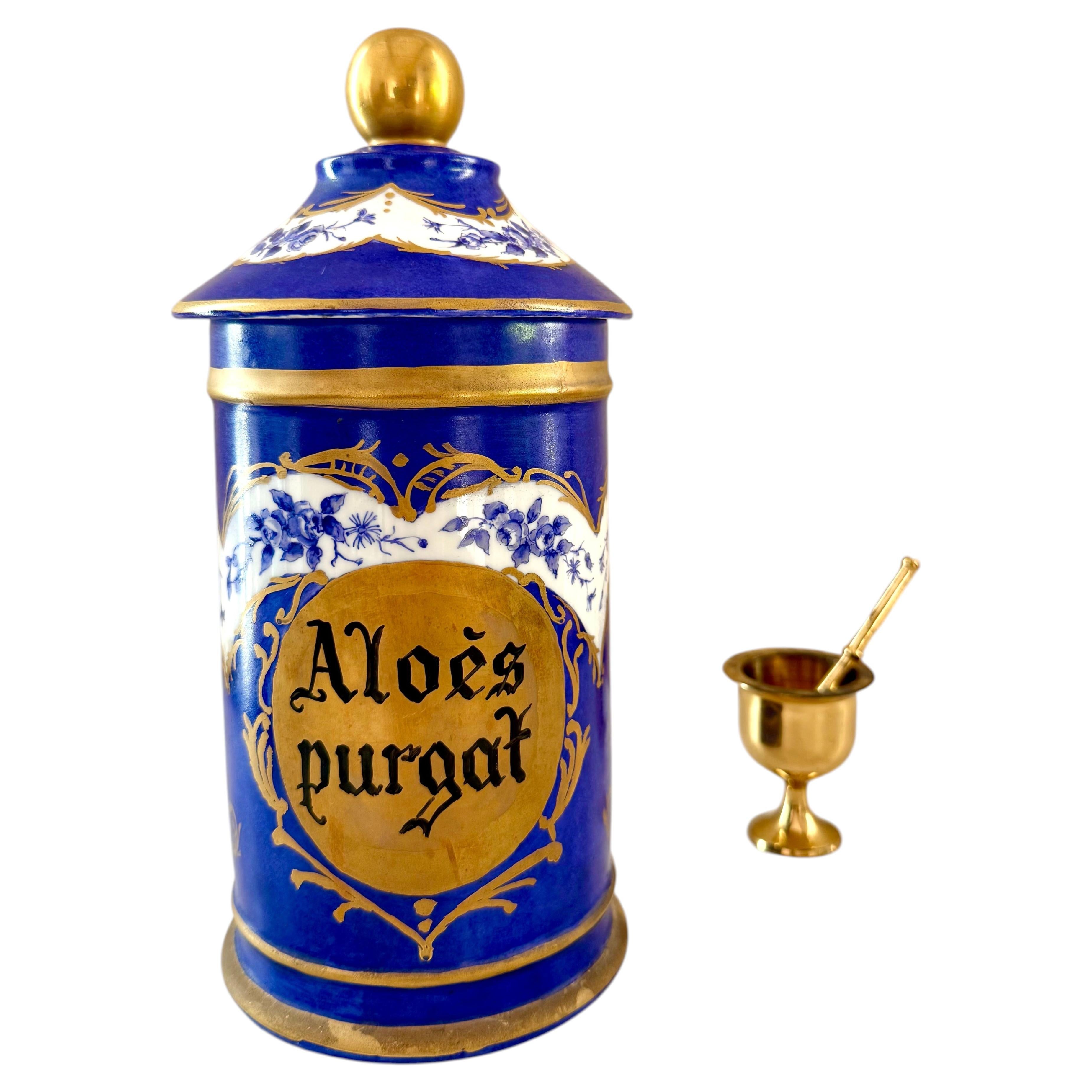Vaso da farmacia o vaso da speziale francese del 19° secolo