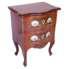 C19th French Walnut Cameo Plaque Chest