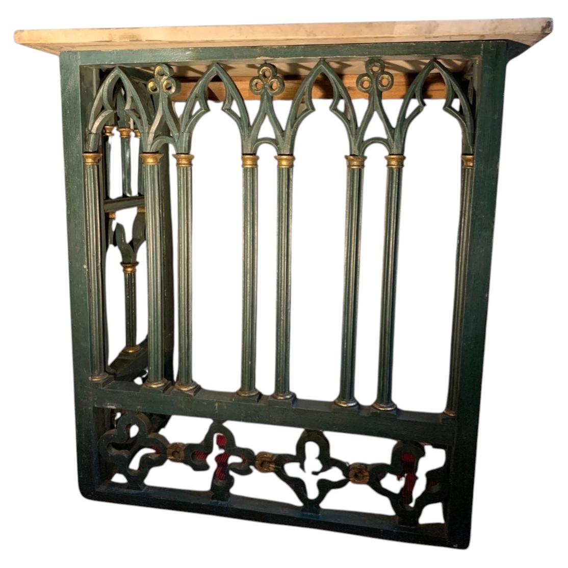 C19th Gothic style Rood screen/console For Sale