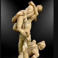 C19th Italian Carved Sculpture After Giambologna 'Abduction Of A Sabine Woman'