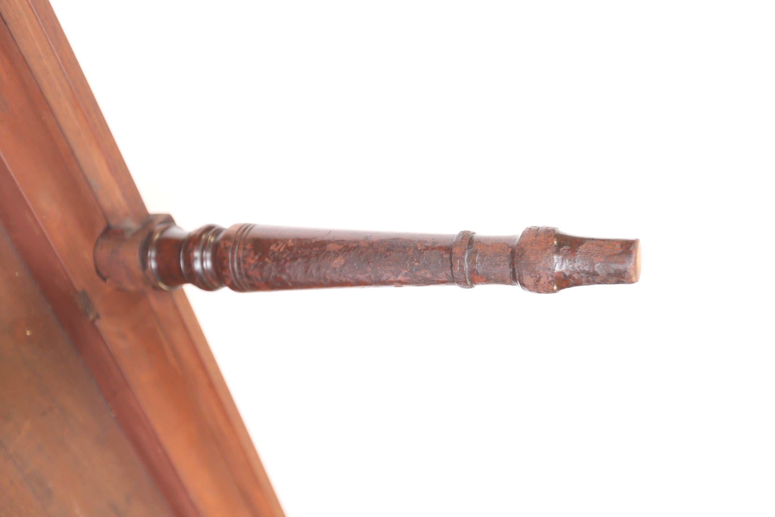 British C19th Mahogany  6 leg long Hall Bench