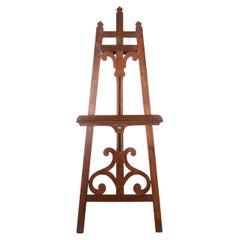 Early C19th Mahogany shapely Easel