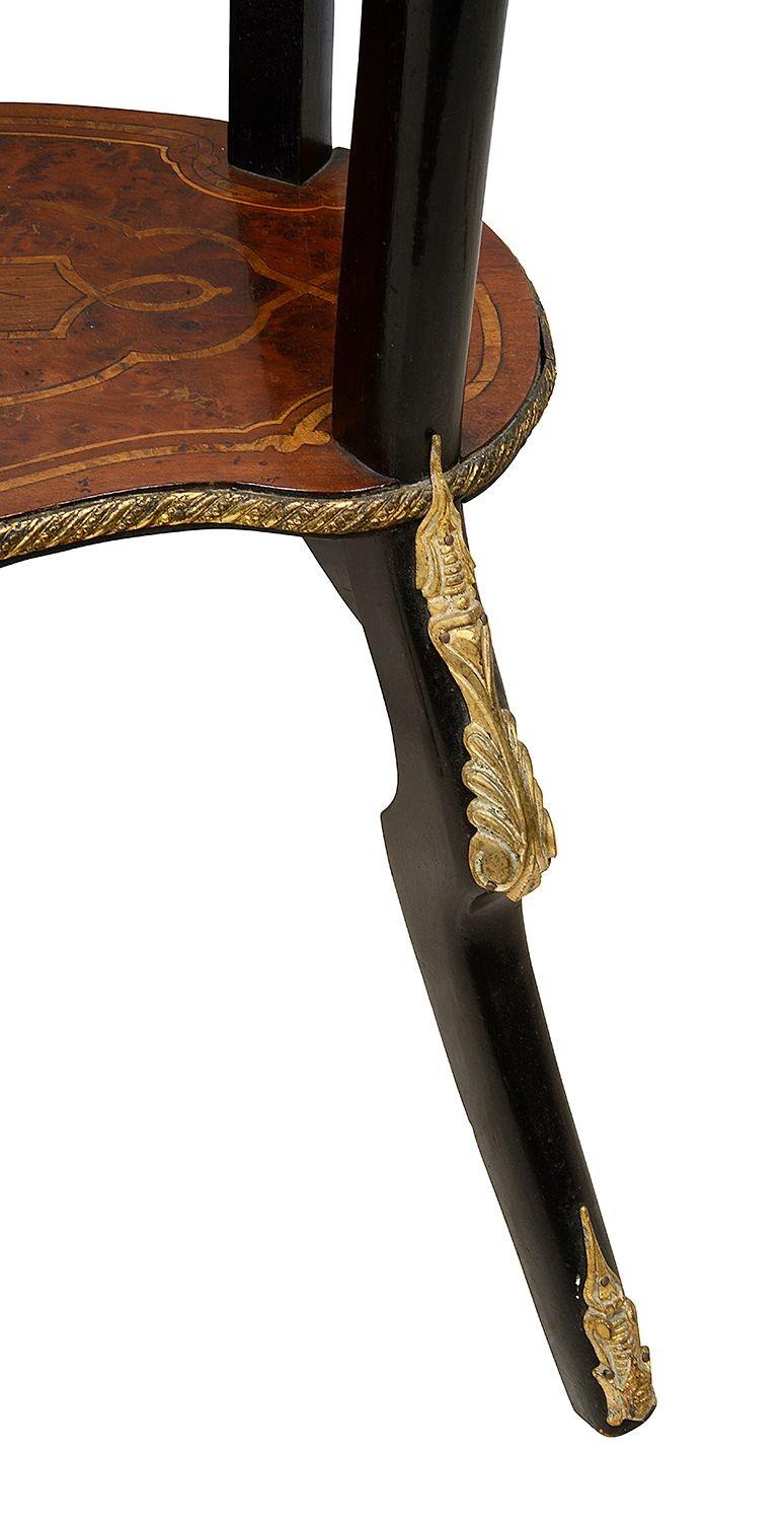 C19th Marquetry inlaid side table / jardiniere. For Sale 2