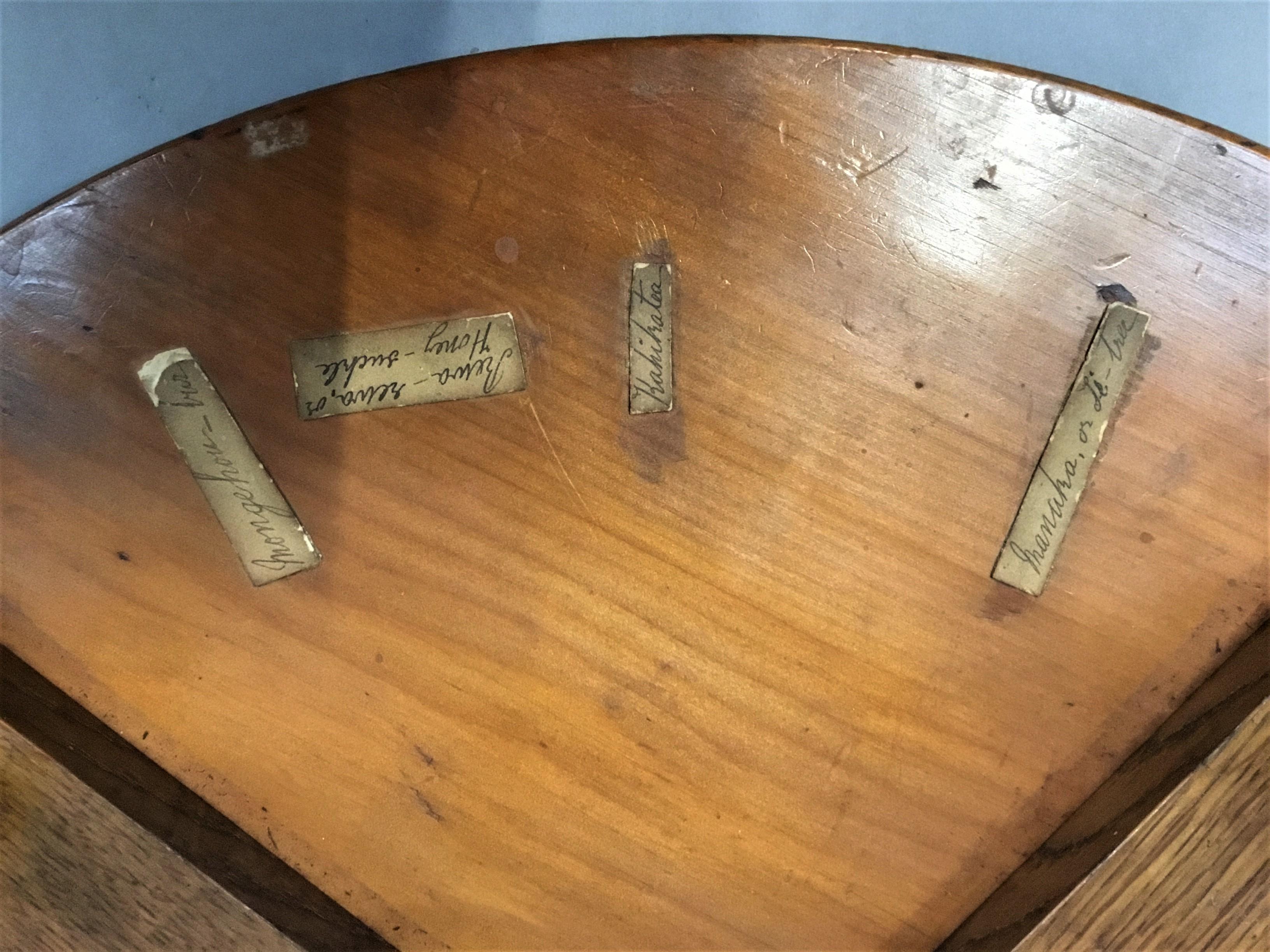 19th Century New Zealand Specimen Wood Table For Sale 11
