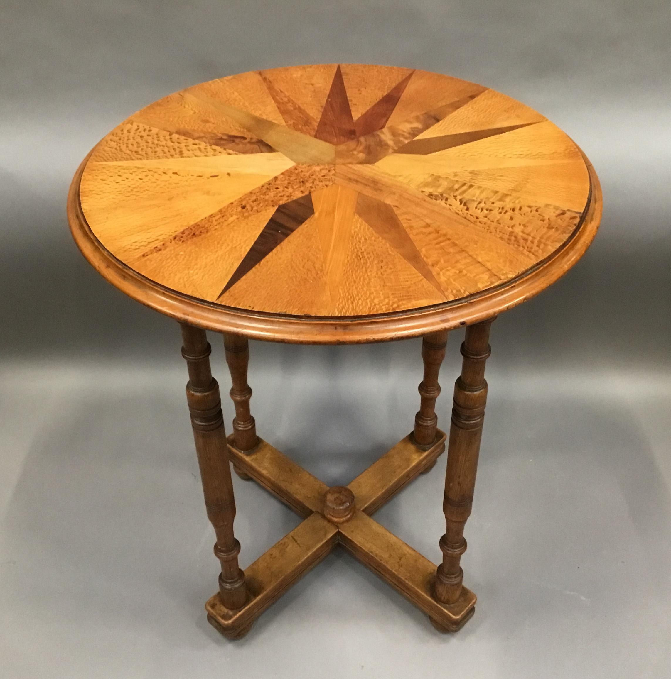 19th Century New Zealand Specimen Wood Table For Sale 2