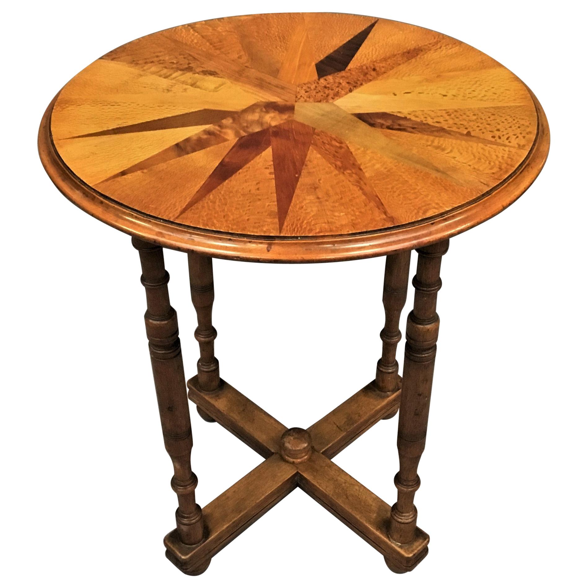 19th Century New Zealand Specimen Wood Table For Sale