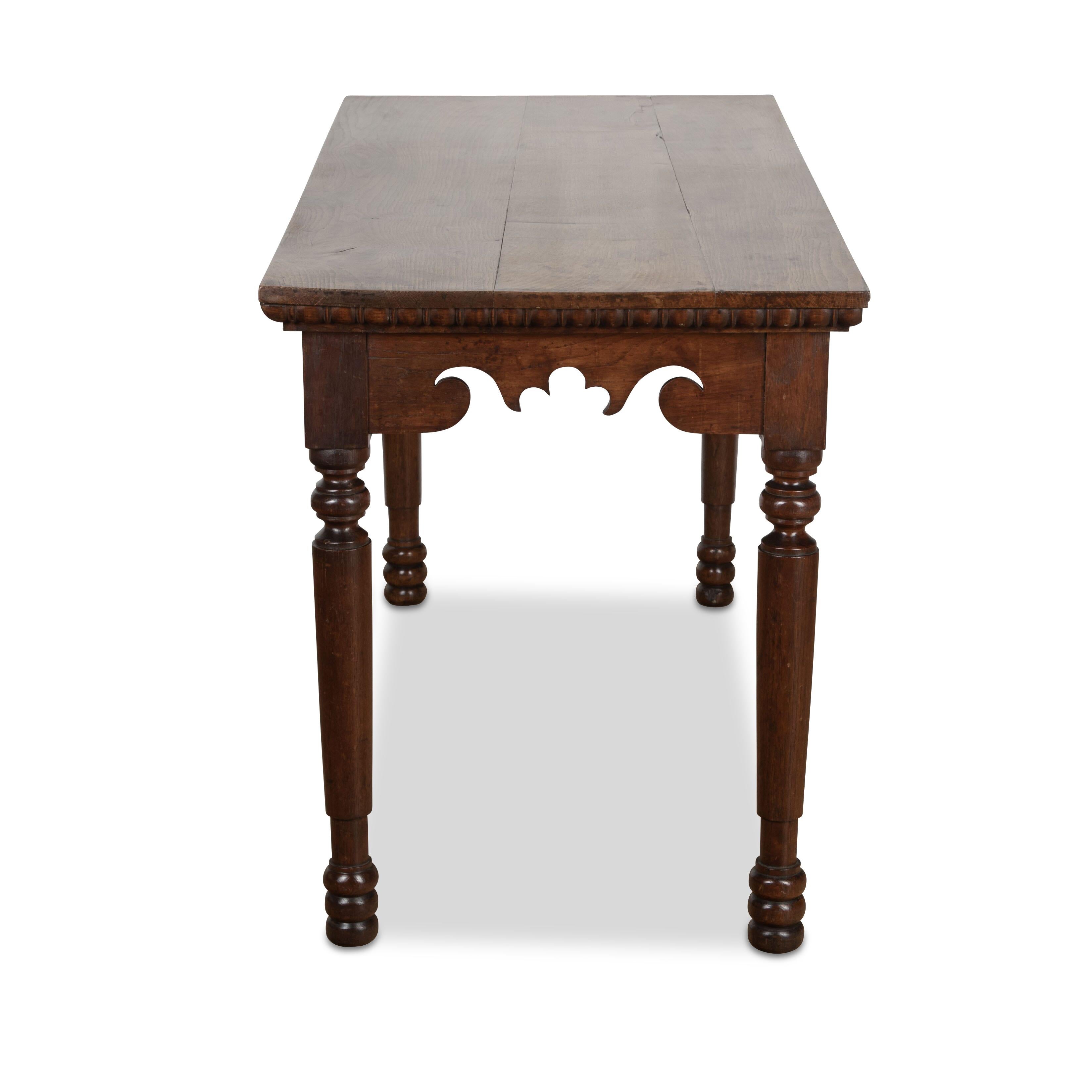 C19th Oak Hall/Side Table In Good Condition For Sale In Shipston-On-Stour, GB