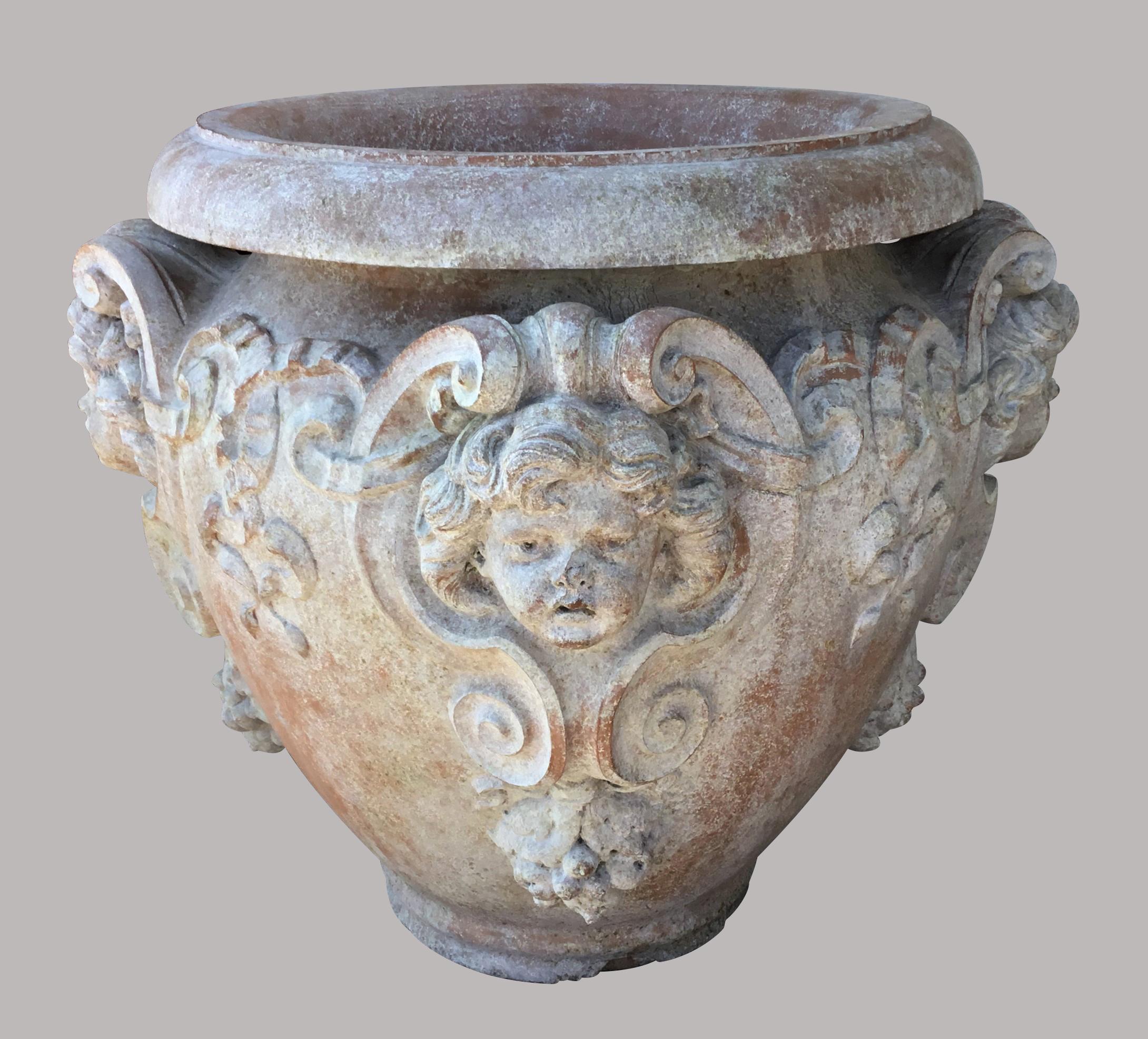Terracotta Urn of Monumental Proportions Stamped Doulton, 19th Century For Sale 6