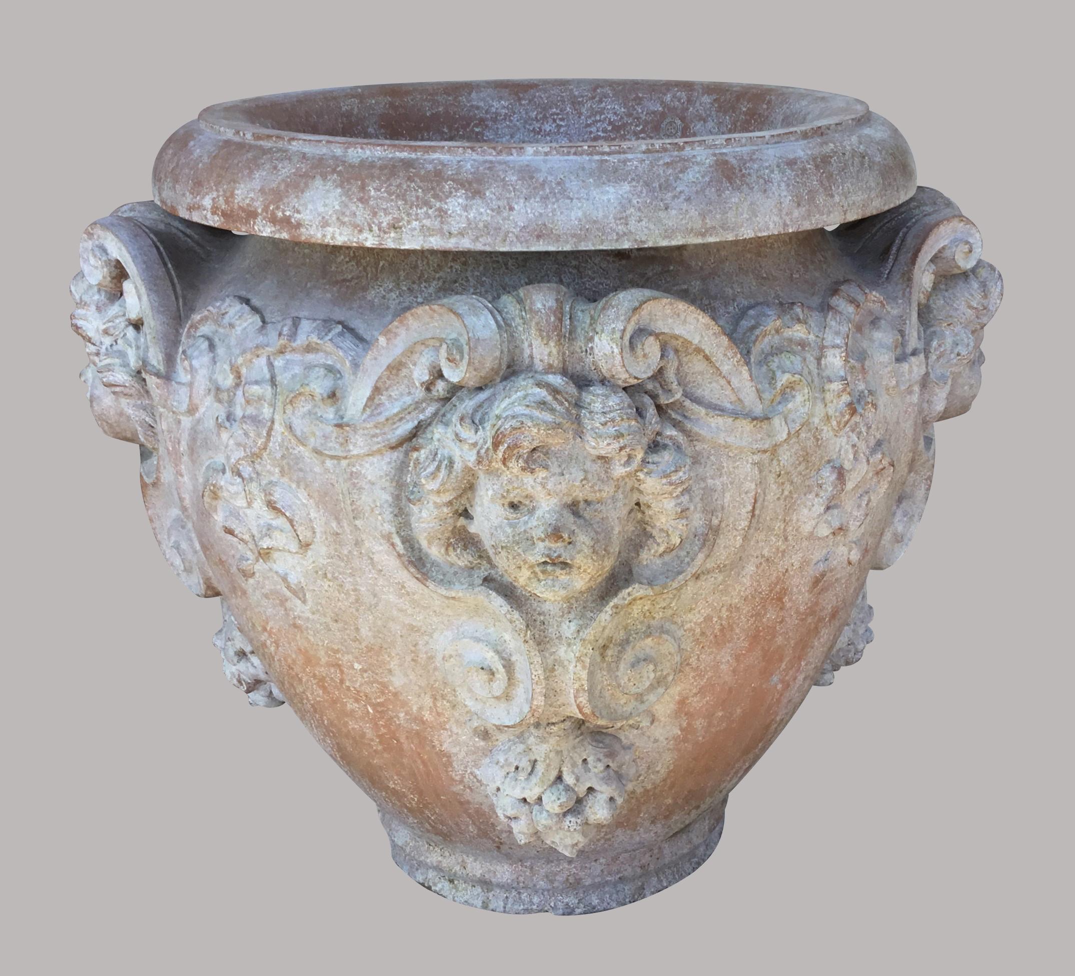 Terracotta Urn of Monumental Proportions Stamped Doulton, 19th Century For Sale 7