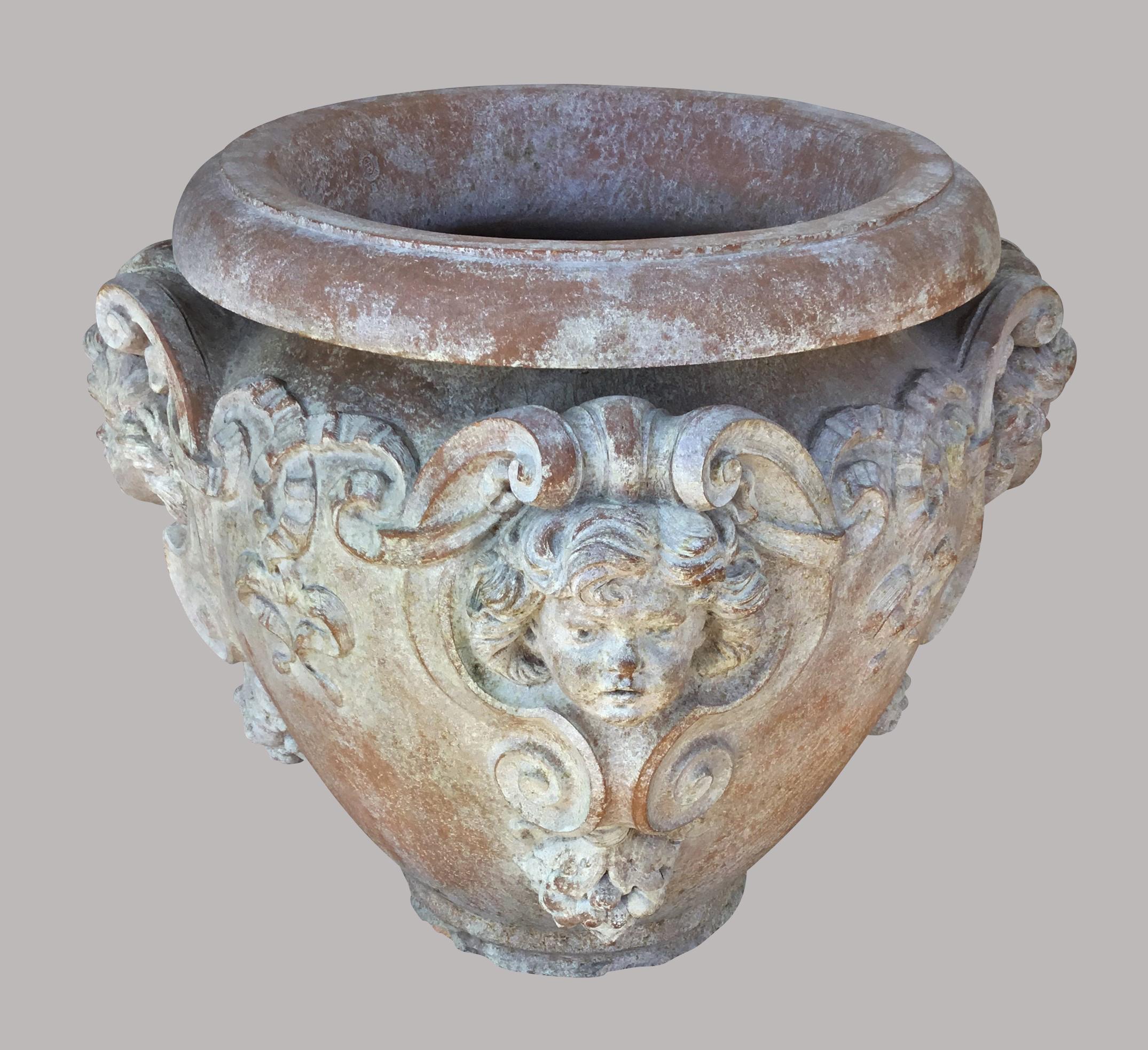 Terracotta Urn of Monumental Proportions Stamped Doulton, 19th Century For Sale 9