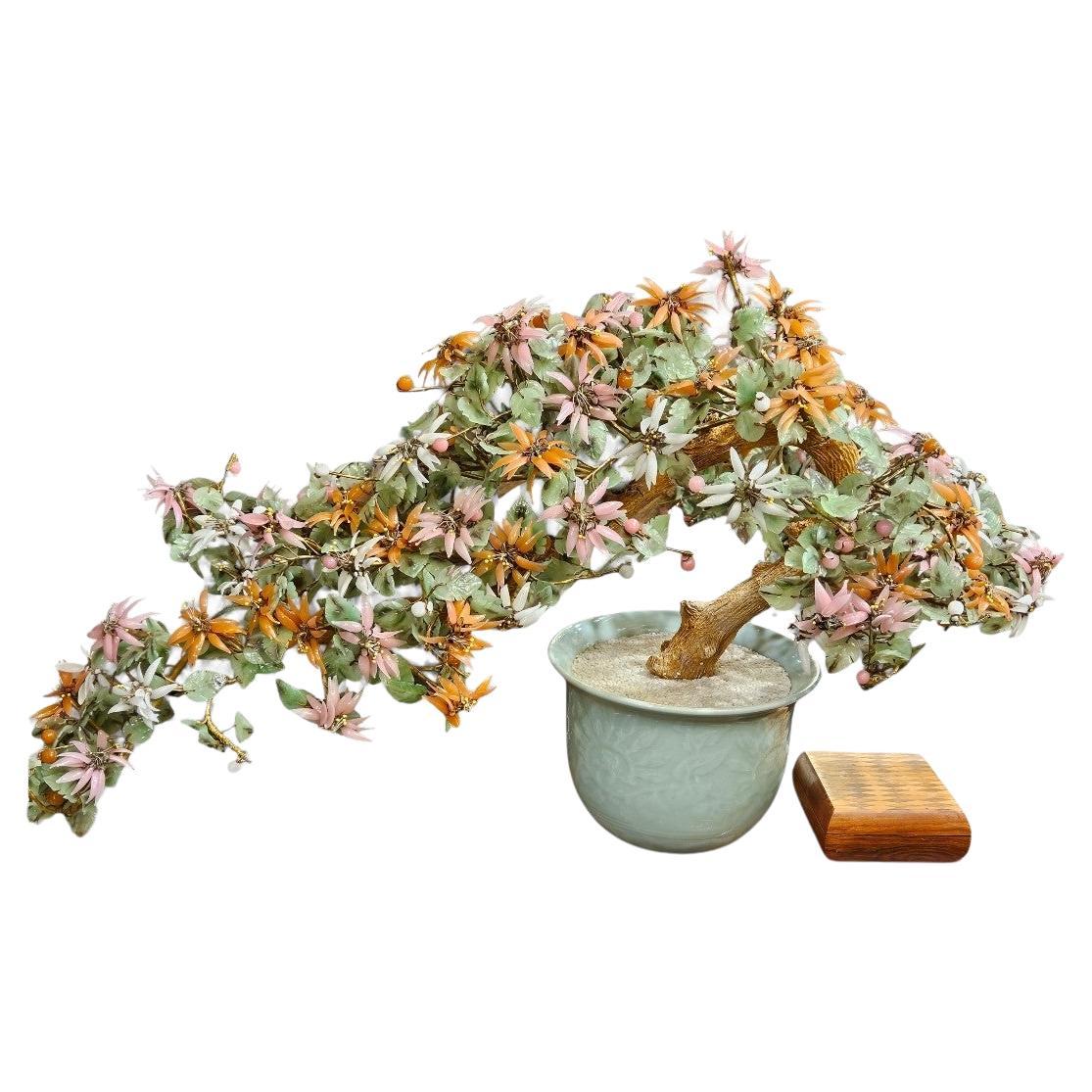 C20th Decorative Glass Bonsai Tree en vente