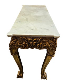 C20th Louis XV Style Giltwood Console Table