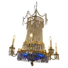 Lustre nordique à six branches du XXe siècle