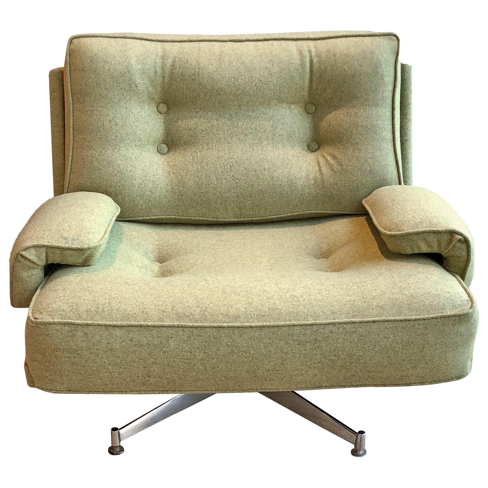 C20th Swivel Kohinoor Armchair by Howard Keith For Sale