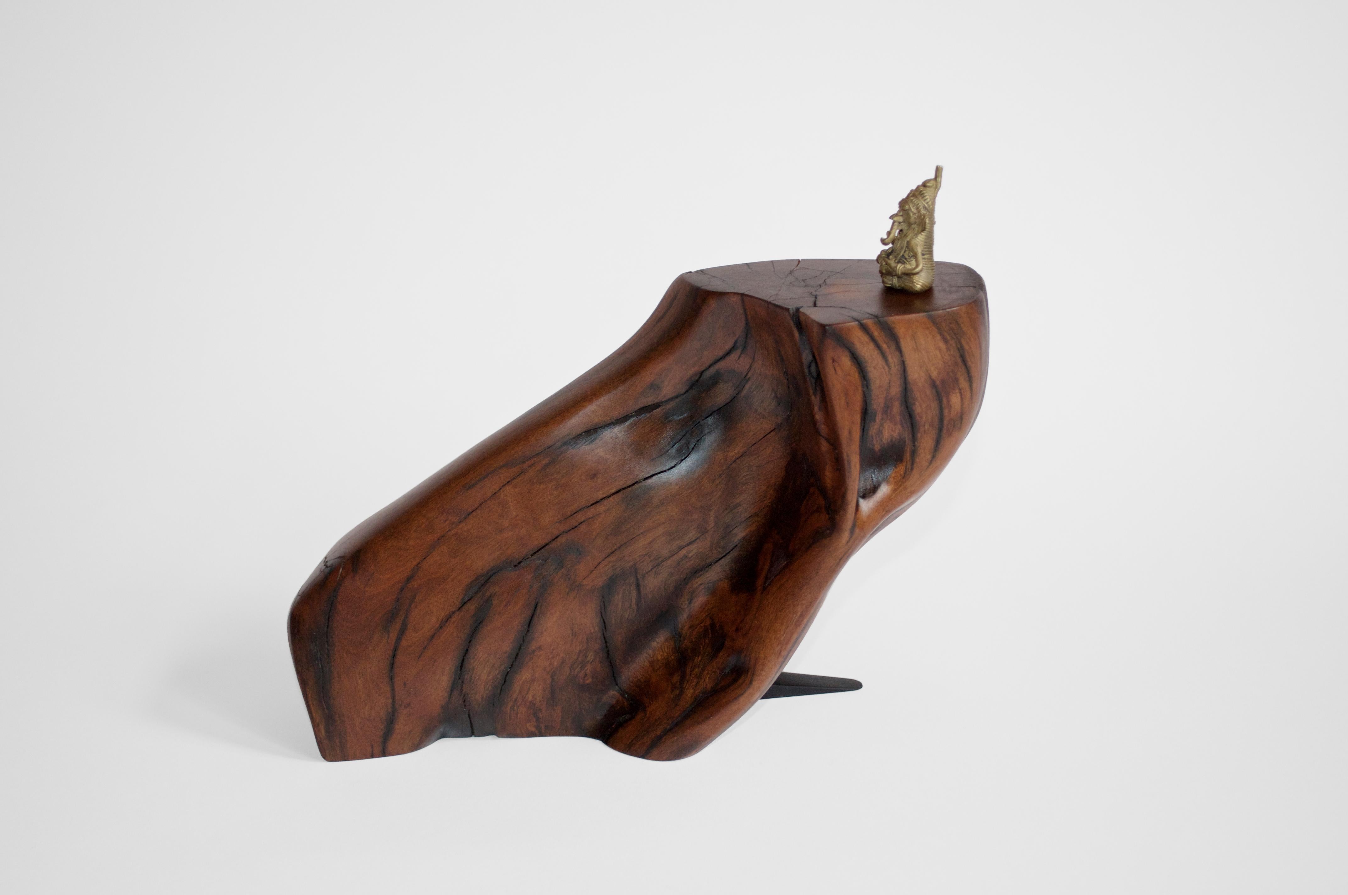 Contemporary C2280 Decorative Object in Tropical Driftwood And Ebony Wood by Jörg Pietschmann For Sale