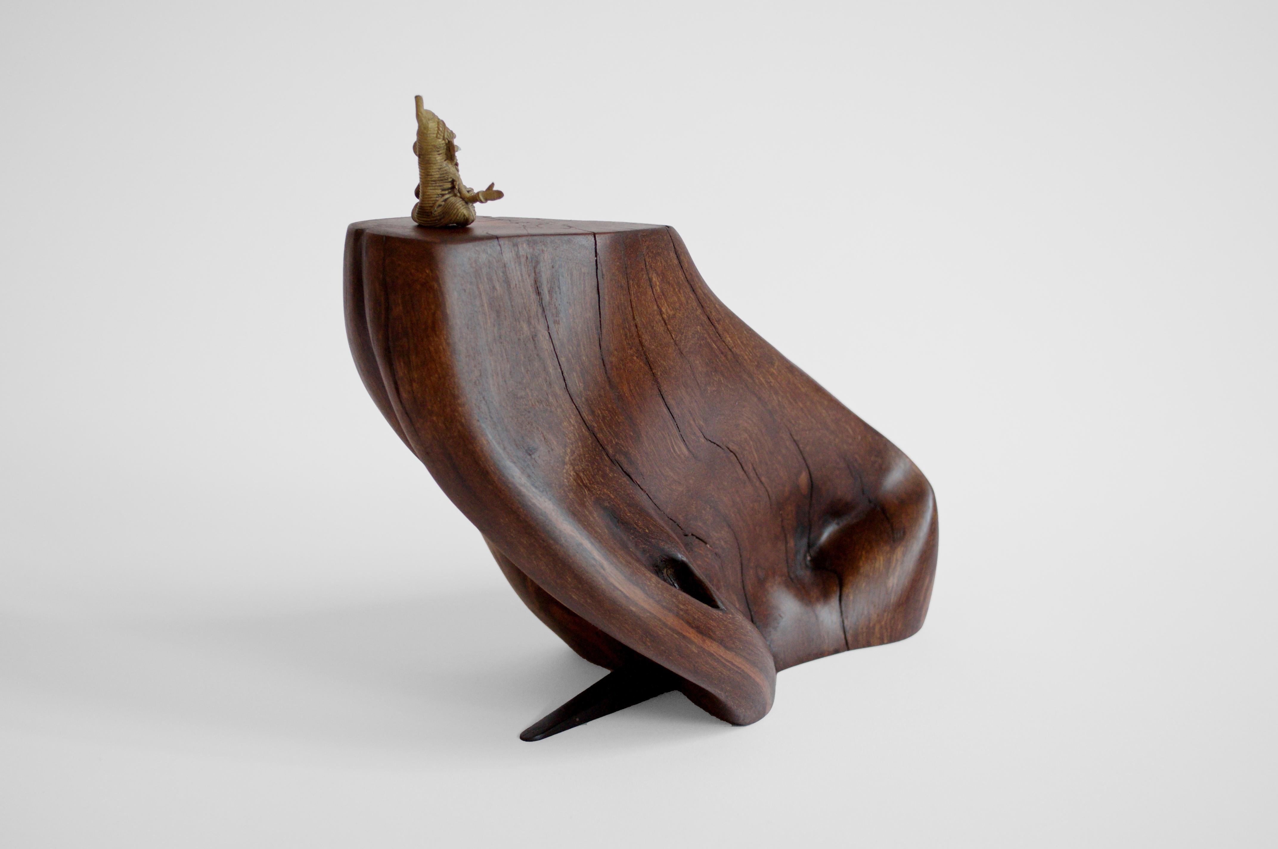 C2280 Decorative Object in Tropical Driftwood And Ebony Wood by Jörg Pietschmann For Sale 2